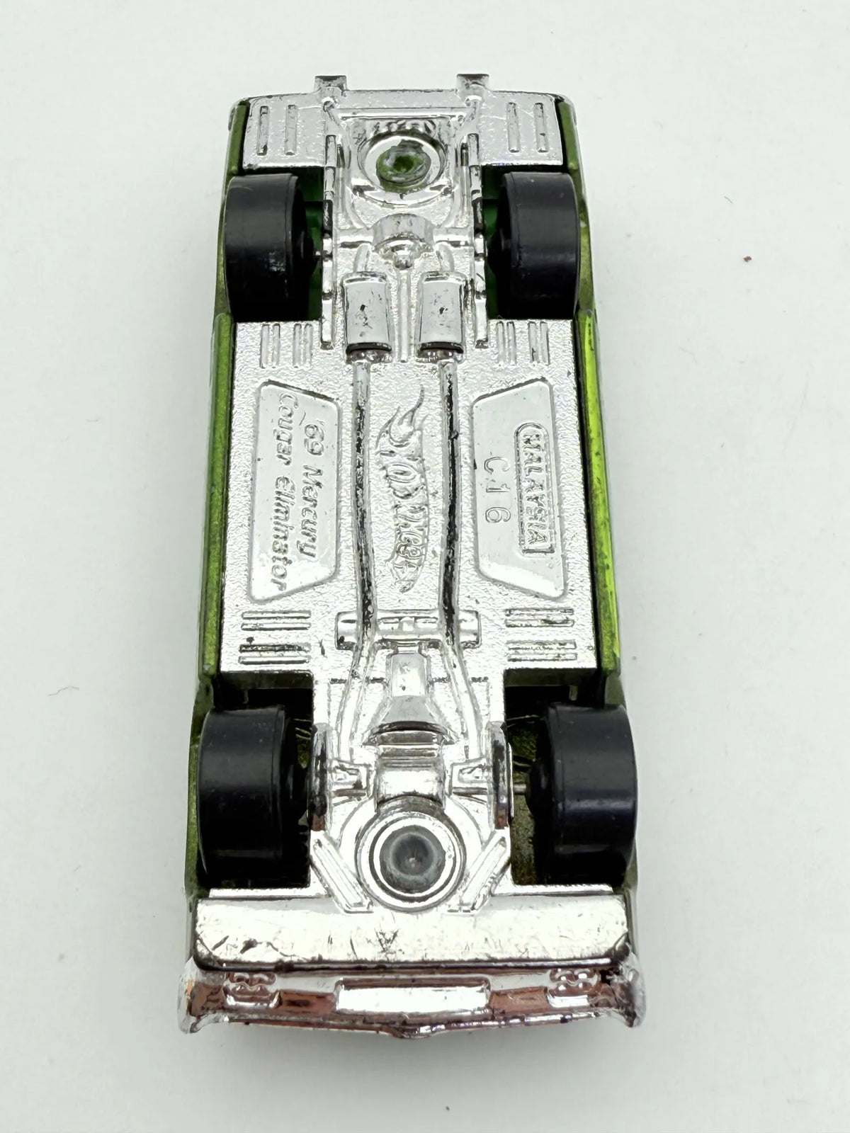 69 Mercury Cougar Eliminator Hot Wheels Zielony 1:64 – zdjęcie 10