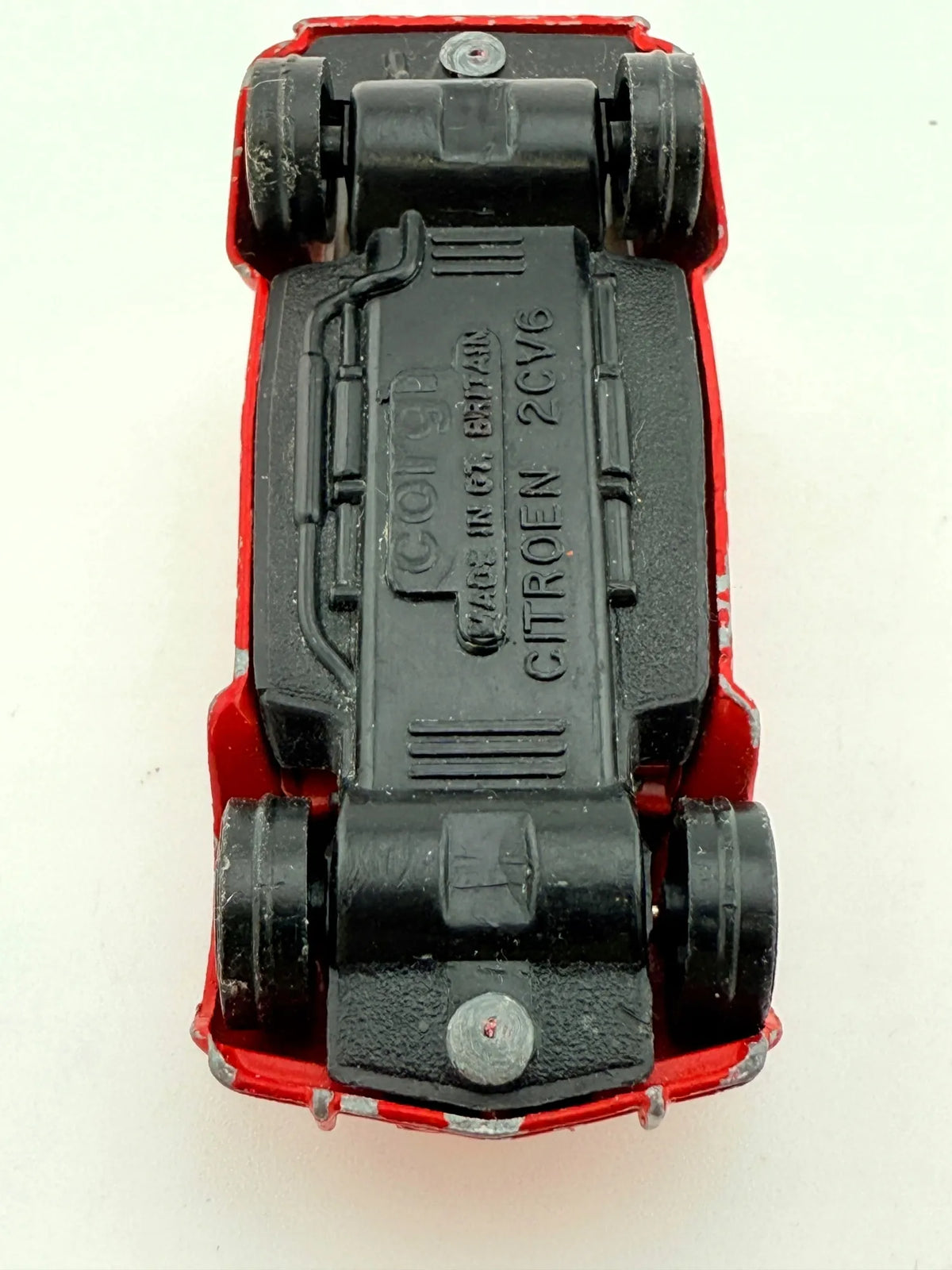 Citroen 2Cv6 Corgi '80 Czerwony 1:64 Made in Gt Britain – zdjęcie 10