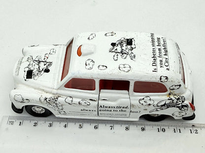 Austin London Taxi, Corgi, Made in Gt Britain, Die cast Resoraki Biały 1:64 – zdjęcie 10