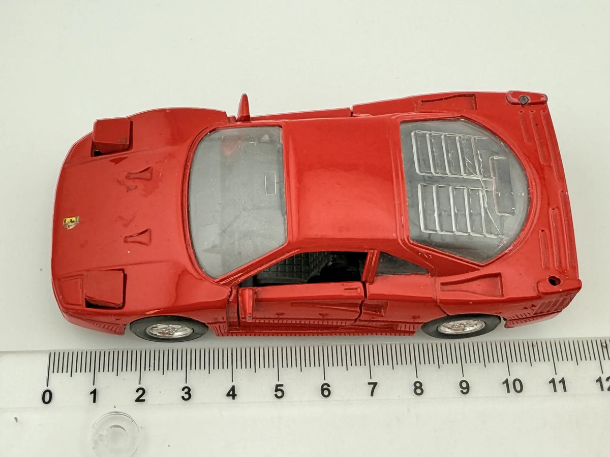 FERRARI F40, Welly, Vintage Model Die cast 8676, Czerwony, 1:38, Resoraki – zdjęcie 10