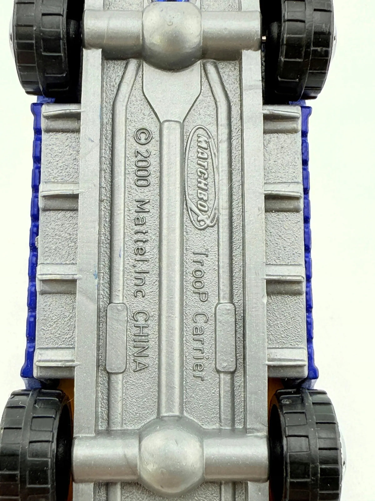TROOP CARRIER POLICE, Matchbox 2000, Die cast, Niebieski, 1:64, Resoraki – zdjęcie 10