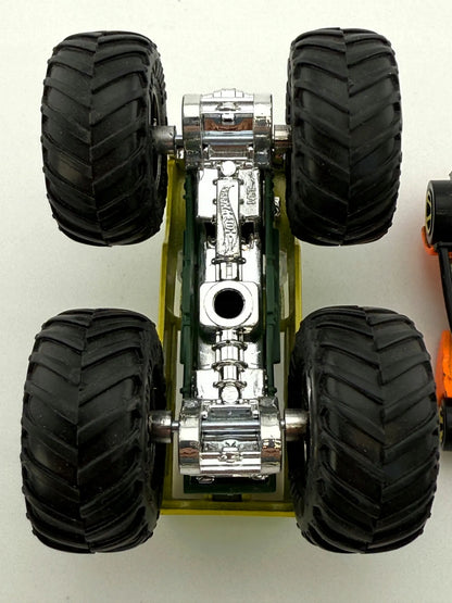 MONSTER TRUCK, Hot Wheels, Resoraki, Die cast Mt, Green, 1:64 – zdjęcie 10