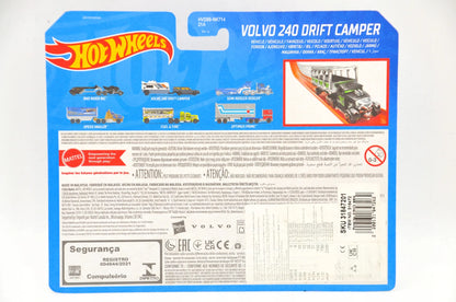VOLVO 240 DRIFT CAMPER Hot Wheels 2023 Niebieski, 1:64 – zdjęcie 10
