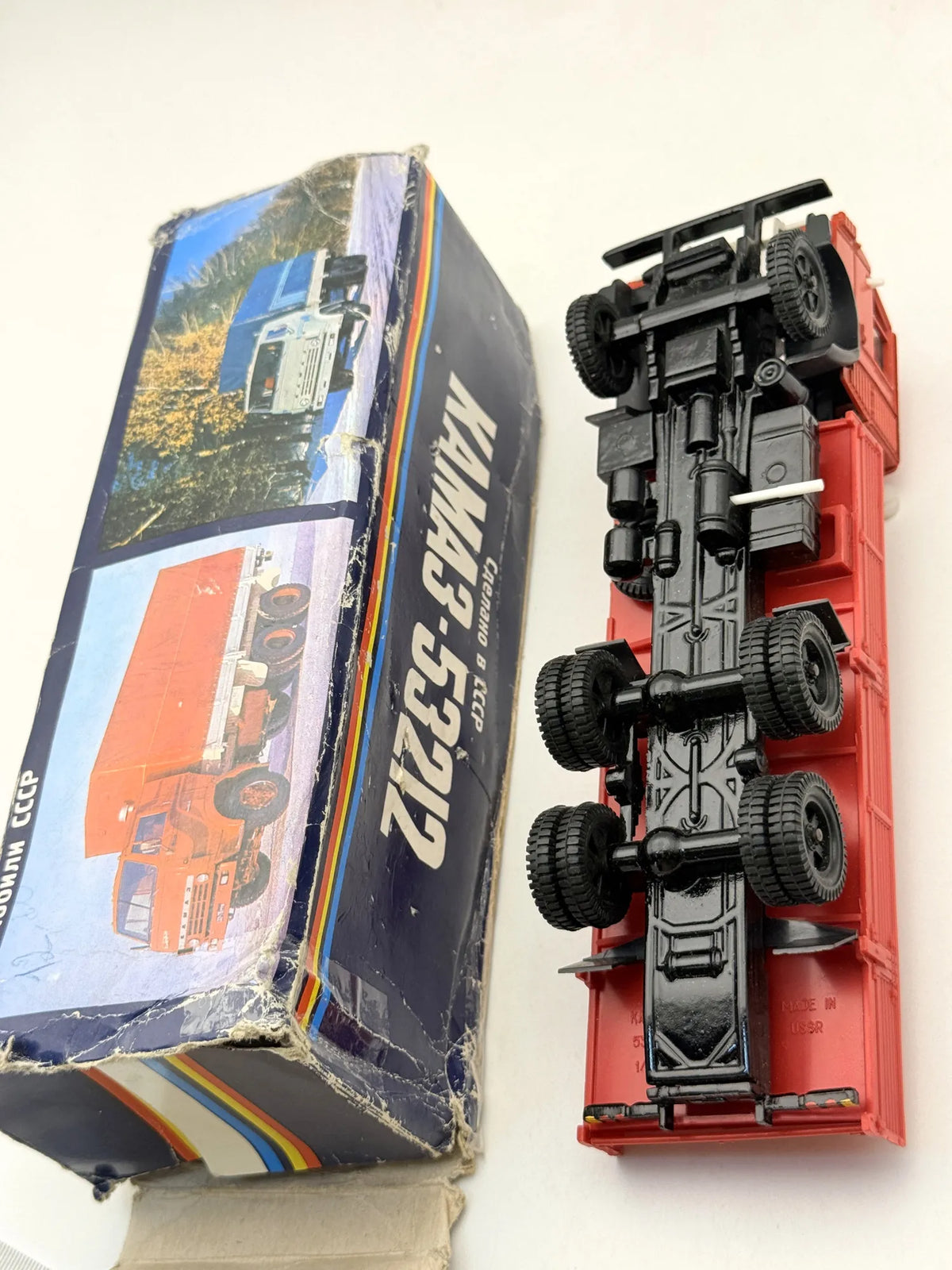 KAMAZ-53212 SOVIET TRUCK Elecon (AREK) '70 Czerwony 1:43 Made in ZSRR – zdjęcie 10