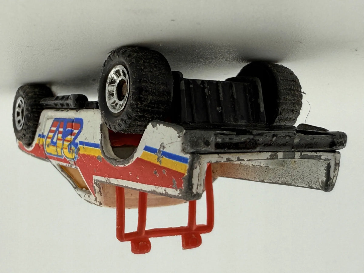 Toyota Hilux 4X4 Mainline Majorette Biały 1:57 Made in France – zdjęcie 11