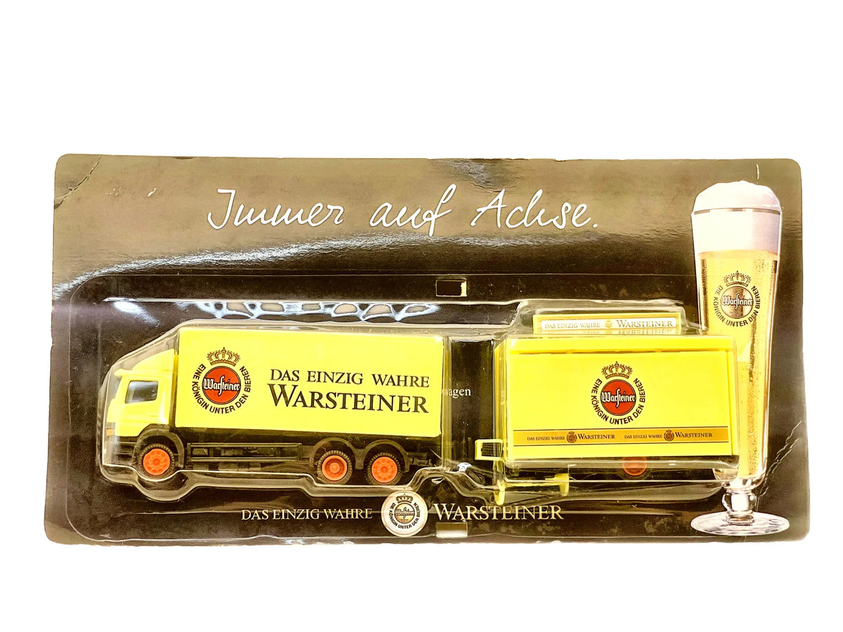 Mb-Atego Grell 1:87 Ciężarówka Promocyjna WARSTEINER Blister Żółty