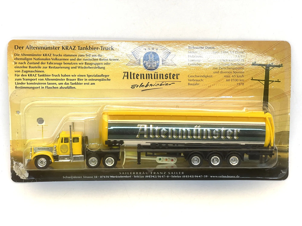 Amerykańska Ciężarówka High Speed 1:87 Altenmünster Allgäuer Brauhaus