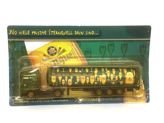 MAN Grell 1:87 Ciężarówka Promocyjna Sternquell Blister Zielony Reklama