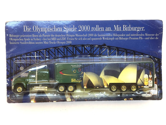 Mercedes-Benz High Speed Promotional Model 1:87 Bitburger Blister Zielony