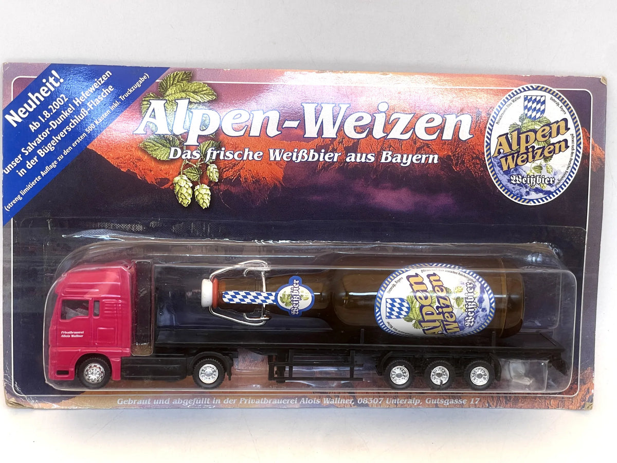 MAN Hümmer 1:87 Ciężarówka Promocyjna Alpen-Weizen · Weißbier Blister
