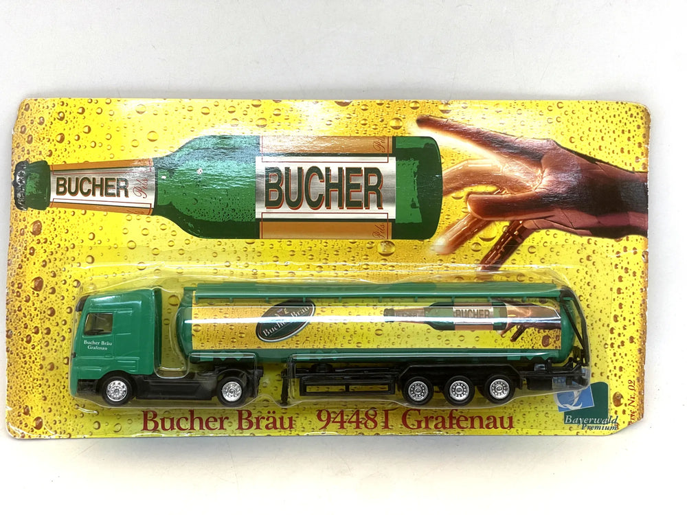 Mercedes-Benz Actros EKGB-Brauerein 1:87 Bucher Bräu Blister Zielony
