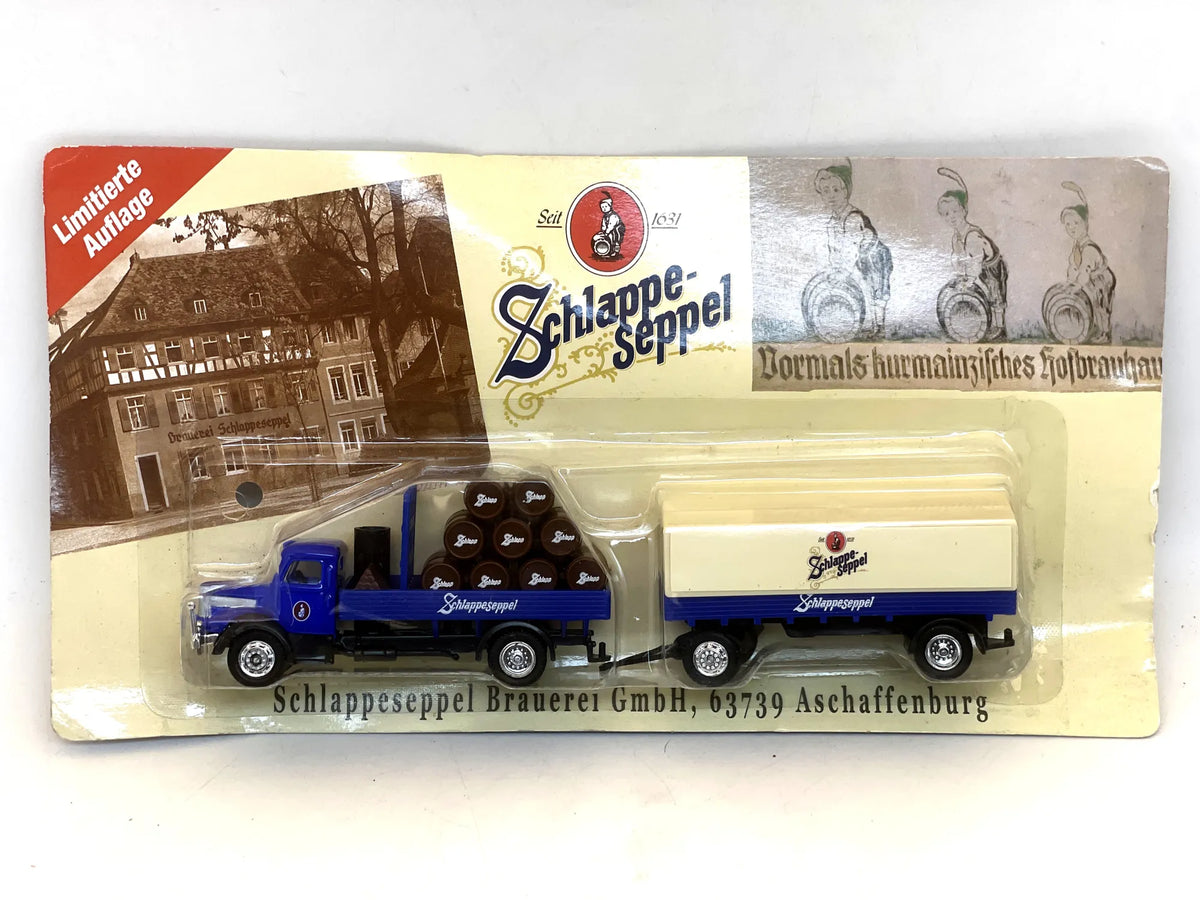 Samochód Ciężarowy Grell 1:87 Schlappesepel Blister Niebieski