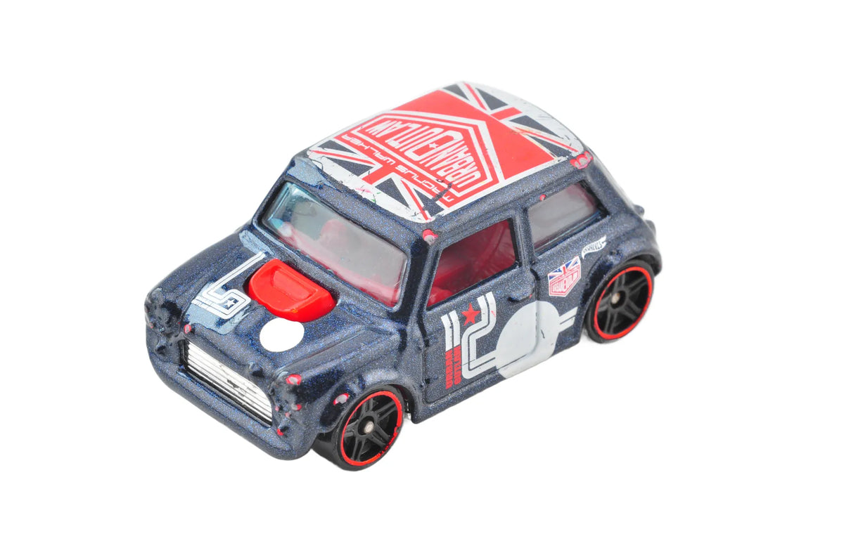 Morris Mini Hot Wheels 2014 Ciemnoniebieski 1:64