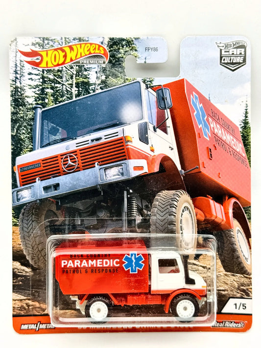 Mercedes-Benz Unimog U1300 Hot Wheels 2020 Car Culture Pogotowie ratunkowe