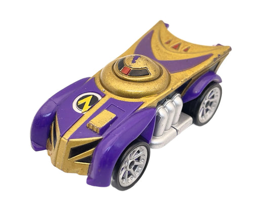 FUTURYSTYCZNY POJAZD, Pirates, Disney Pixar, Resoraki, Die cast Fiolet 1:64