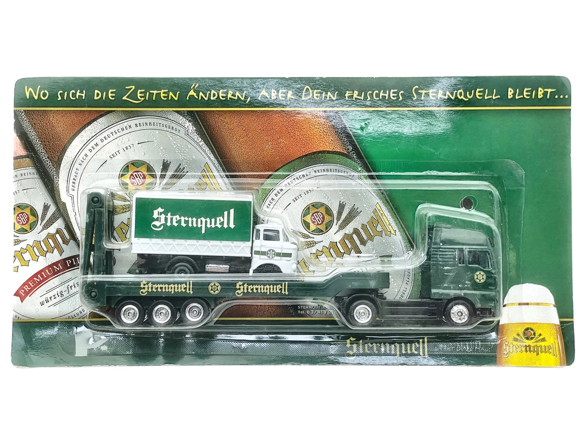 MAN & IFA W50L TRUCK Grell 1:87 Sternquell Blister Zielony Promocyjny