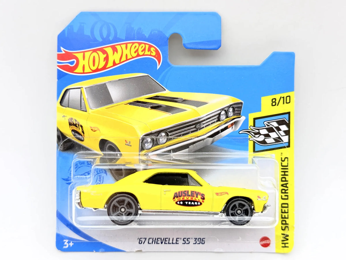 '67 CHEVELLE SS 396, Hot Wheels 2021, Die cast GTC34M521, Żółty, 1:64