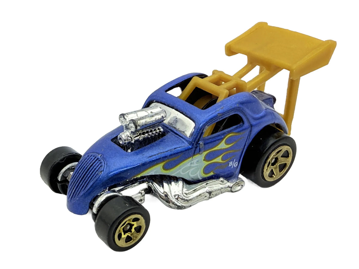Fiat 500 C Hot Wheels Niebieski 1:64
