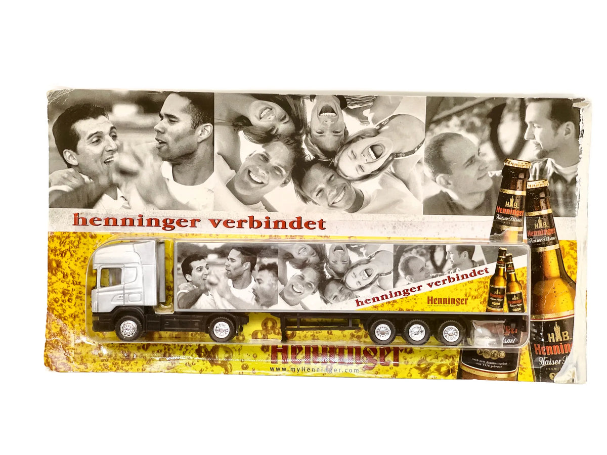 Scania Hümmer 1:87 henninger verbindet Blister Srebrny Reklama