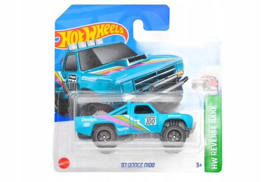 '87 DODGE D100 Hot Wheels 2024 Niebieski 1:64