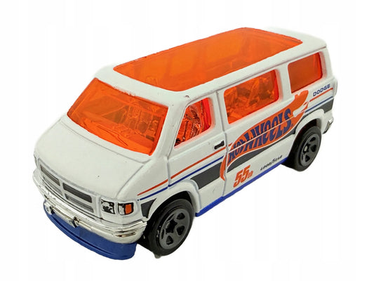 DODGE VAN, Hot Wheels 2023, Die cast GRX21, Biały, 1:64, Resoraki