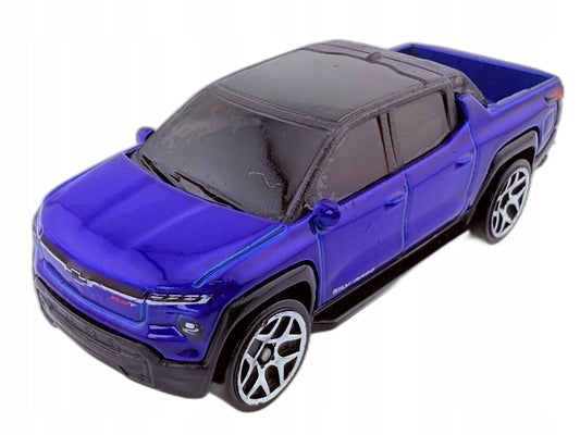 Chevrolet Silverado Ev Mainline Hot Wheels 2023 Niebieski 1:64