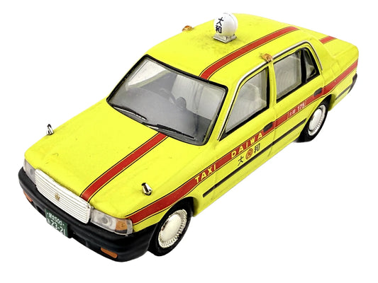TOYOTA CROWN TOKYO TAXI 1998, Ixo Models, Resoraki, Die cast, Żółty, 1:43