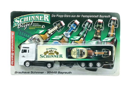 MAN TRUCK DGD 1:87 Biały Blister Promocyjny Brauhaus Schinner Bayreuth