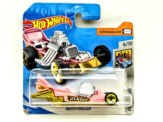 Diaper Dragger Hot Wheels 2020 Fast & Furious 1:64 Dragster It's A Girl!