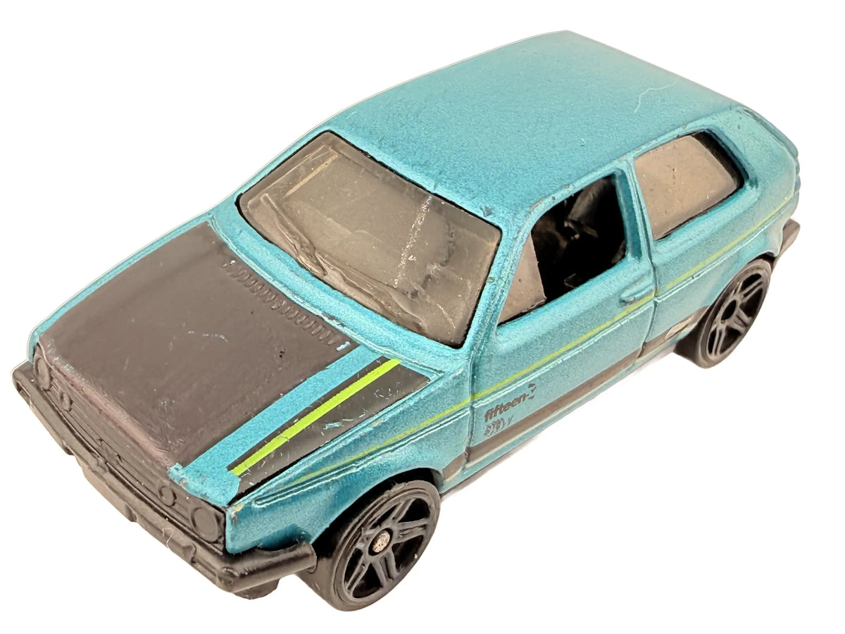 VOLKSWAGEN GOLF MK2 1989, Hot Wheels '18, Die cast FYD60, Niebieski, 1:64