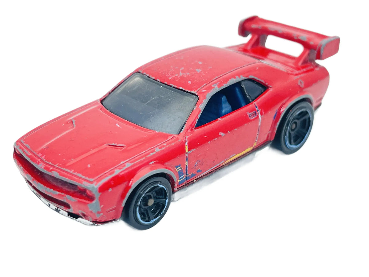 Dodge Challenger Drift Car, Hot Wheels, Resoraki, Die cast, Czerwony, 1:64