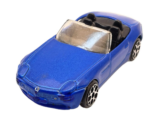 BMW Z8, Maisto, Kabriolet, Resoraki, Die cast 11606, Niebieski, 1:64