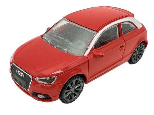 Audi A1, Rastar, Czerwony, Die cast No.58200, Resoraki, 1:43