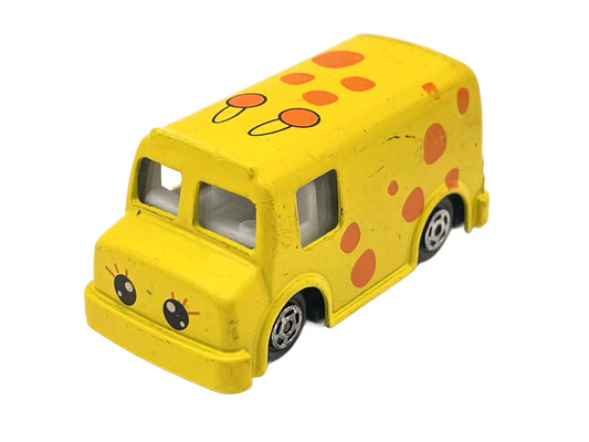 Animal Design Giraffe VAN, Tomica, Resoraki, VINTAGE Die cast, Żółty, 1:64