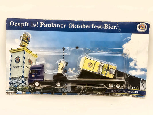MAN Tga Grell 2005 1:87 Ciężarówka Promocyjna PAULANER Blister Niebieski