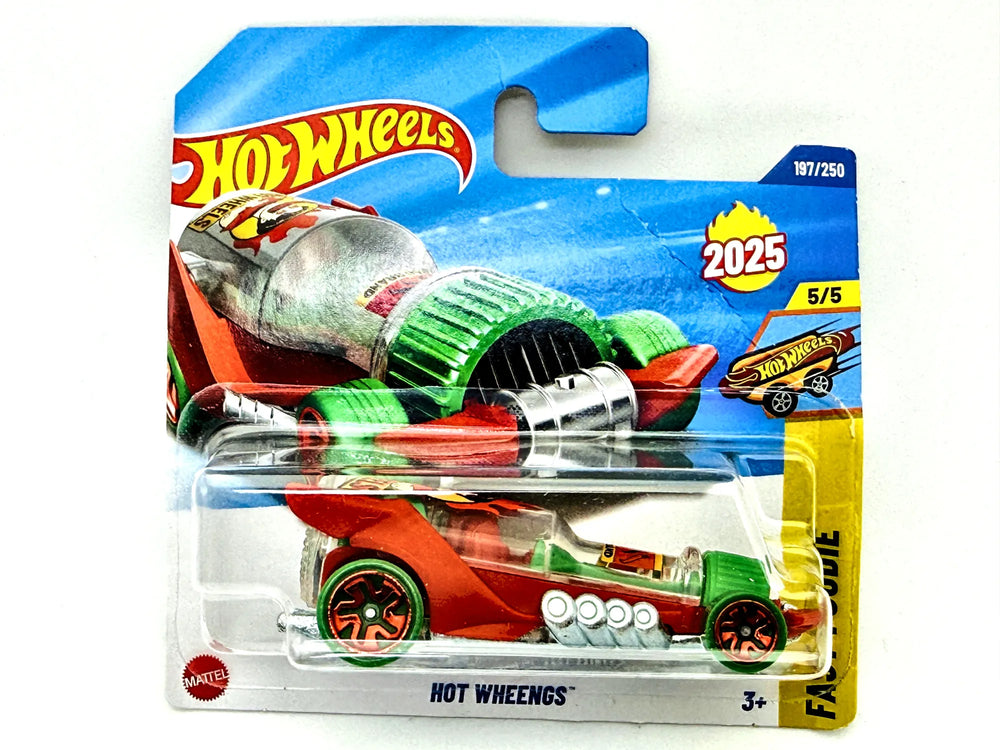 Hot Wheengs Hot Wheels 2025 Fast Foodie 1:64 Blister Czerwony