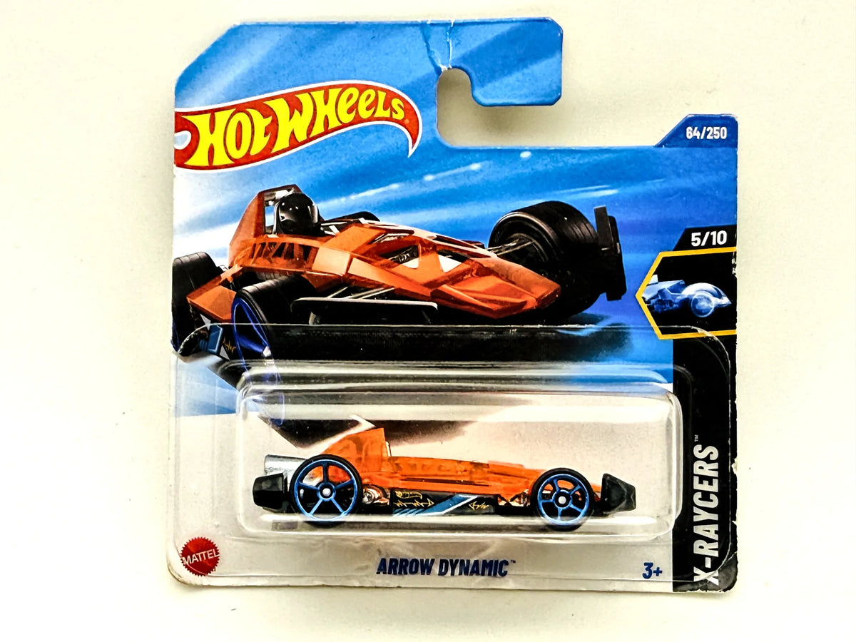 Arrow Dynamic Hot Wheels 2025 X-Raycers 1:64 Blister Pomarańczowy