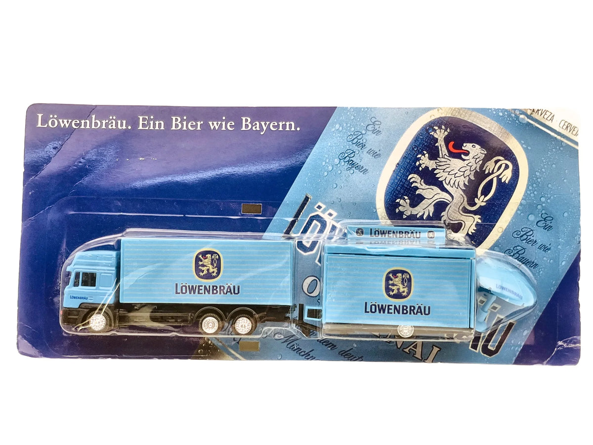 MAN TRUCK DGD 1:87 Ciężarówka Promocyjna LÖWENBRÄU Blister Niebieski