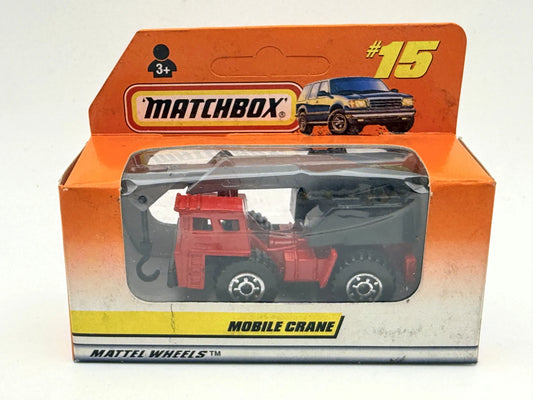 MOBILE CRANE Matchbox 1997 Czerwony 1:87