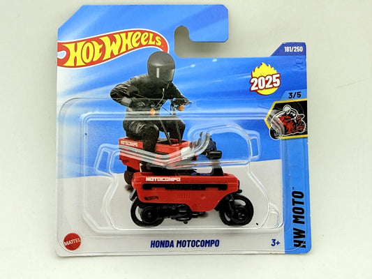 HONDA MOTOCOMPO Hot Wheels 2025 Czerwony 1:64