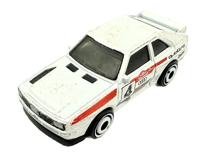 1984 AUDI SPORT QUATTRO, Hot Wheels 2018 Die cast FWG04 Biały 1:64 Resoraki