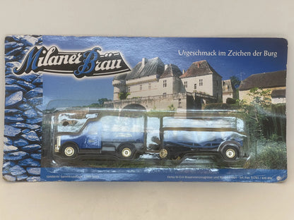 Opel Grell 1:87 Ciężarówka Promocyjna Milanoer Bräu Blister Niebieski