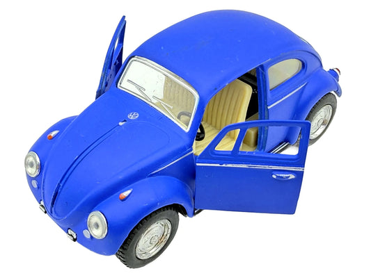 VOLKSWAGEN CLASSICAL BEETLE 1967 Kinsmart, Resoraki Die cast Niebieski 1:34