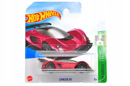 CZINGER 21C, Hot Wheels 2024, Resoraki, Die cast HTC92-N521, Czerwony, 1:64