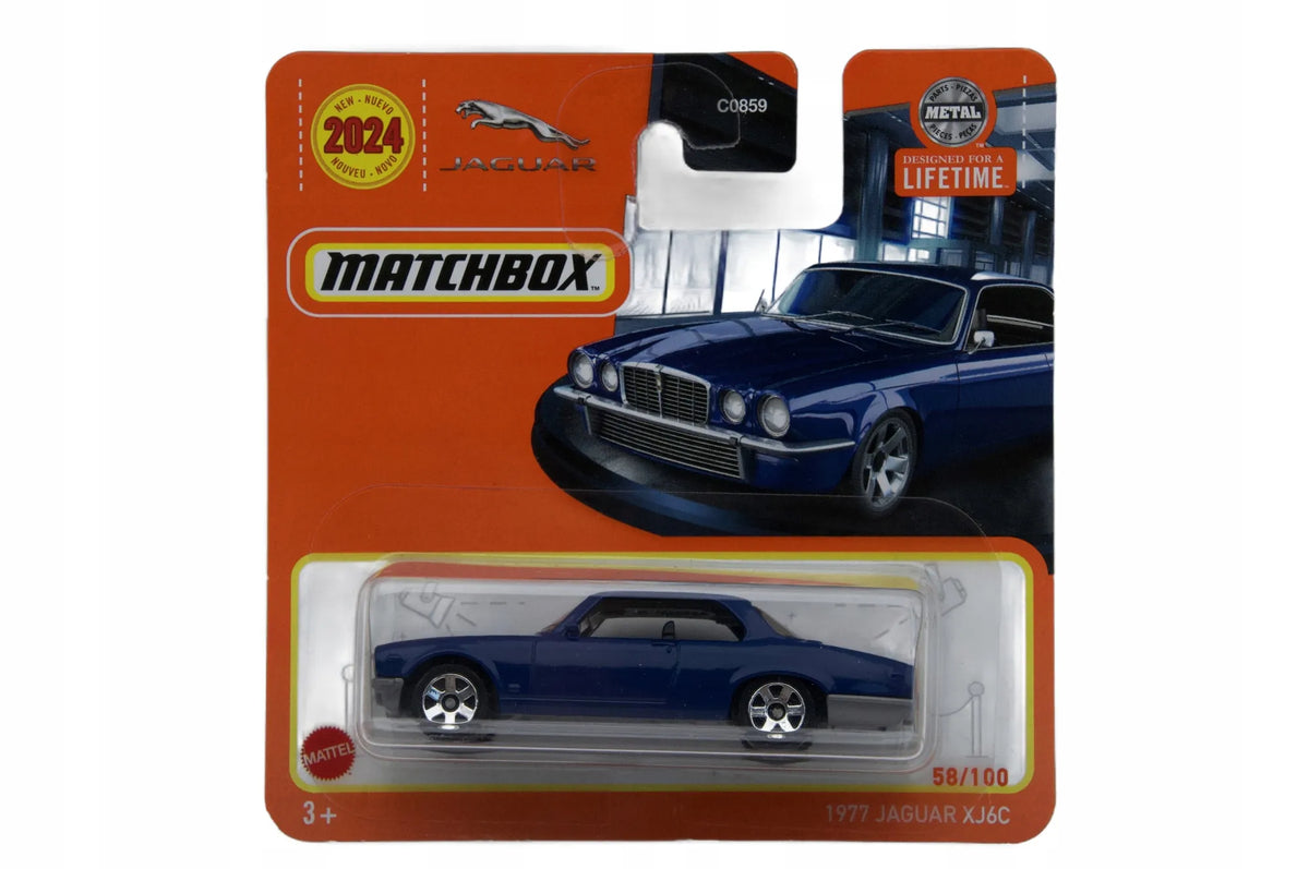 1977 JAGUAR XJ6C Matchbox 2023 Niebieski 1:64