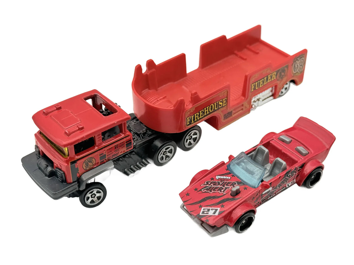 Firehouse Fueler Hot Wheels Czerwony 1:64