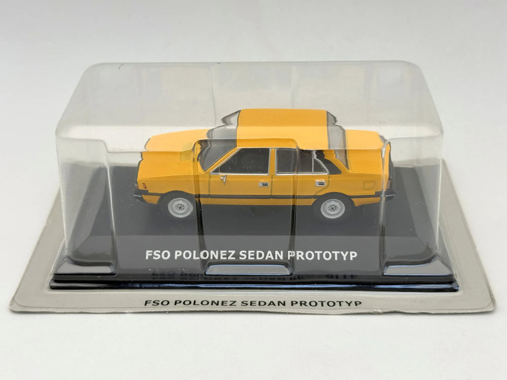 FSO POLONEZ SEDAN PROTOTYP Legendy FSO De Agostini Żółty 1:43