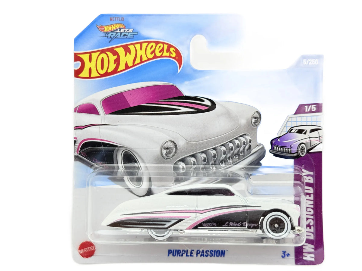 Purple Passion Hot Wheels 2025 Biały 1:64 Samochód osobowy