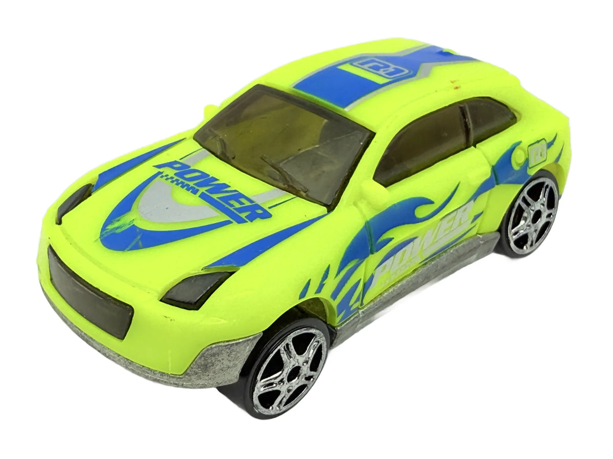 Power Concept Car, die cast resoraki, 1:60, żółty jaskrawy