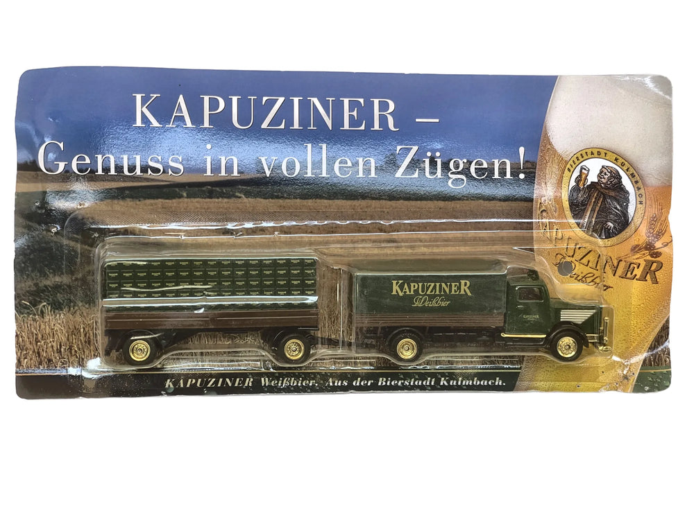 Magirus Deutz Grell 1:87 Ciężarówka Promocyjna KAPUZINER Blister Zielony
